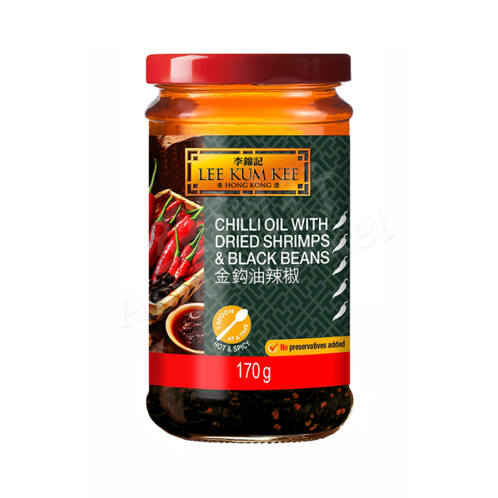 LEE KUM KEE Chilli Oil With Dried Shrimps & Black Beans 170g