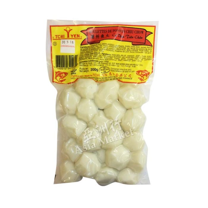 FRESH TCHI YEN Chiu Chow Fish Balls 200g