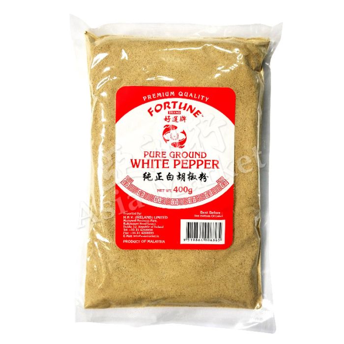 FORTUNE Pure Ground White Pepper 400g