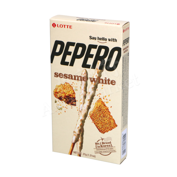 LOTTE -Pepero Sesame White 40X37g (wholesale only)