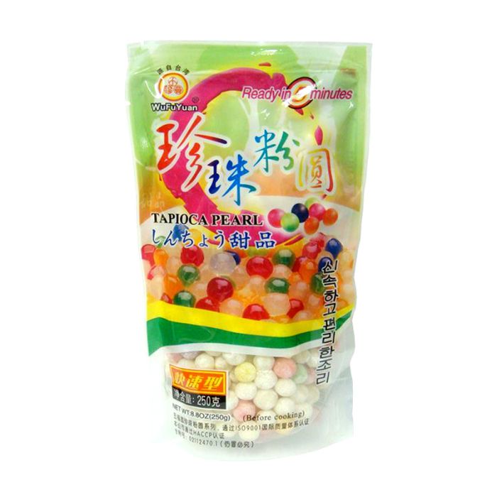 WuFu Yuan Colour Tapioca Pearl 250g
