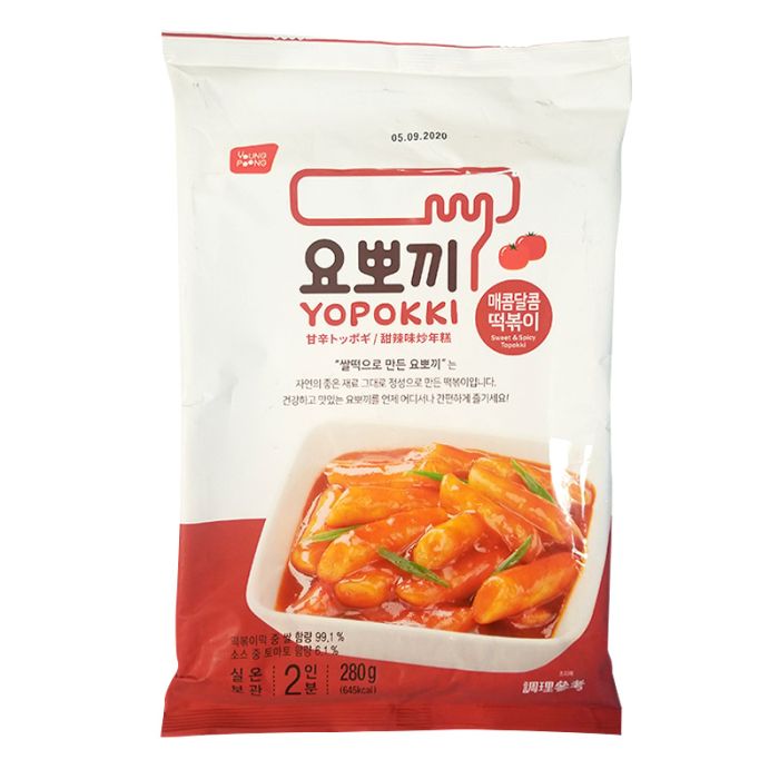 YOUNGPOONG Yopokki Rice Cake - Sweet and Spicy (Pack) 280g