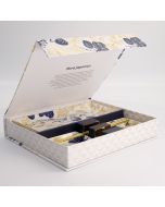 TOKYO- Flora Japonica Gold Sushi Plate Giftset w/ Chop 4pcs (21778)