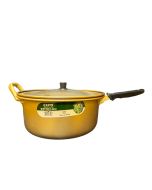 ALUMINIUM PAN (ONE SIDE HANDLE NAMBI) D-240 YELLOW COLOR