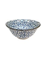 Blue and White Ceramics Bowl (Pattern 1)