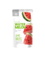 ice ade watermelon korean pouch drink side view