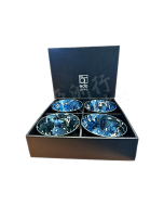 EMRO  Hana Blue Bowl Set 4 bowls