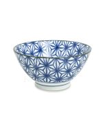  BOWL - Painted Blue And White Porcelain Ceramic Bowl (7 Inch) (Type 3, Pattern 1)