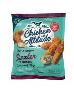 [FROZEN]  CHICKEN With ATTITUDE  Hot & Spicy Sizzler Tenders 500g