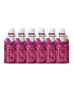 [PACK OF 6] MOGU MOGU Grape Flavoured Drink With Nata De Coco 320ml 