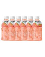 [PACK OF 6] MOGU MOGU - Peach Flavored with Nata De Coco 320ml (x6)