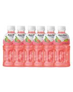 [PACK OF 6] MOGU MOGU Pink Guava Flavoured Drink With Nate De Coco 320ml (x6)