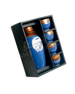 EMRO - Sake Set (Blue & Brown)  6040119