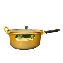 ALUMINIUM PAN (ONE SIDE HANDLE NAMBI) D-240 YELLOW COLOR