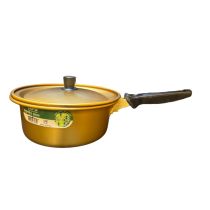 ALUMINIUM PAN (ONE SIDE HANDLE NAMBI) D-160 YELLOW COLOR