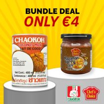 [Bundle Deal] CHAOKOH Coconutmilk 400ml + CHEF'S CHOICE Massaman Curry Paste 220g