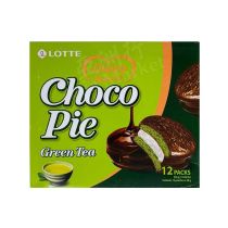 LOTTE - Choco Pie Green Tea  (28g x 12Packs) 336g