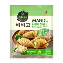 [FROZEN] CJ BIBIGO  Mandu Korean Chive & Vegetable Dumplings 350g