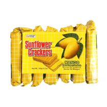 CROLEY FOODS Sunflower Crackers Mango Flavour Cream Sandwich 198g