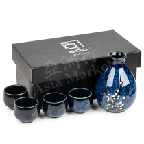 EDO JAPAN - Ssake Set Hana Blue (5 pieces) 