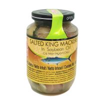 BDMP Salted King Mackerel in Soybean Oil 400g