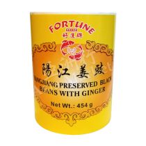 FORTUNE  YangJiang Preserved Black Beans with Ginger 454g