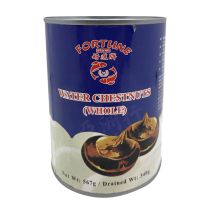 FORTUNE  Water Chestnuts whole 567g