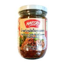 MAESRI Chilli Paste With Basil Leaves (Pad Kapao) 泰国 罗勒叶辣椒酱 (罐)200g