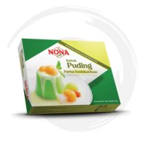 NONA  Serbuk Puding Perisa Tembikai Susu Pudding Powder Honey Dew Flavour 85g