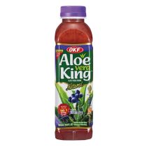 OKF - Aloe Vera King Drink (Blueberry)国 - 芦荟王 果汁饮品 (蓝莓味) 500ml