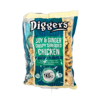 [FROZEN] DIGGERS  Soy & Ginger Crispy Shredded Chicken 1kg