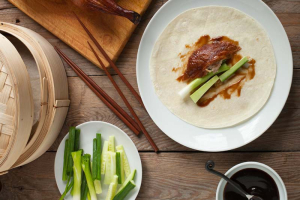 Peking Duck Tortilla