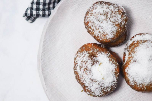 Matcha Coconut Glazed Donuts Recipe