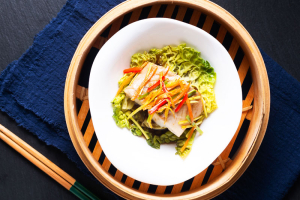 Steamed Fish with Ginger and Scallion Recipe