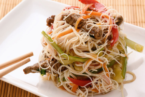 Vietnamese Lemongrass Beef Noodle Salad Recipe