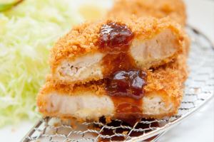 Crumbed Chicken with Katsu Sauce