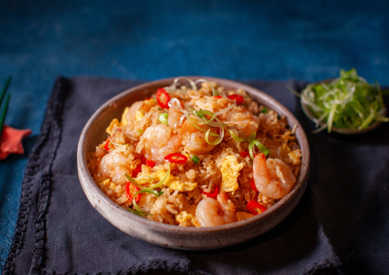 Prawn and Egg Fried Rice Recipe from Eva Pau's Asian Kitchen Show