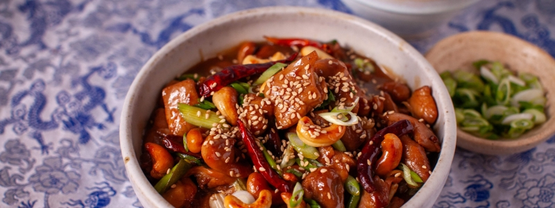 Kung Pao Chicken Recipe from Eva Pau's Asian Kitchen