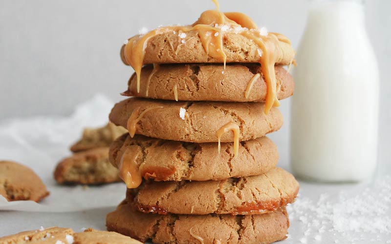 Caramel Stuffed Cookies Recipe