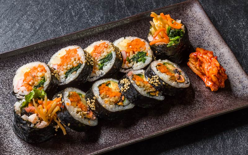 Gimbap (Korean Sushi Roll)