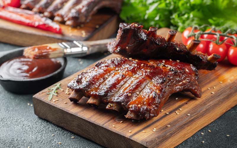 Ribs in Plum Sauce