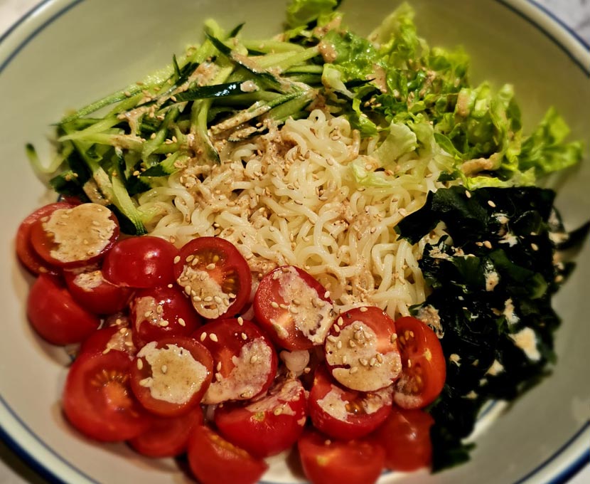 Japanese Sesame Noodle Salad Recipe