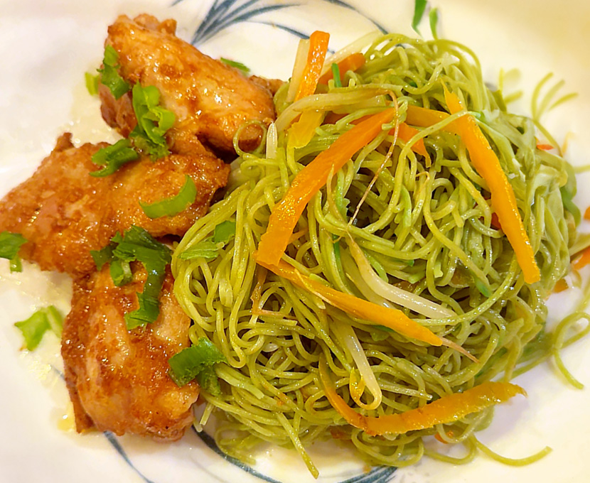 Chicken Green Noodle Stir Fry Recipe