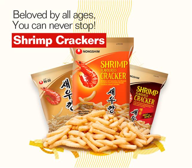 Nongshim Hot & Spicy Shrimp Flavoured Cracker 