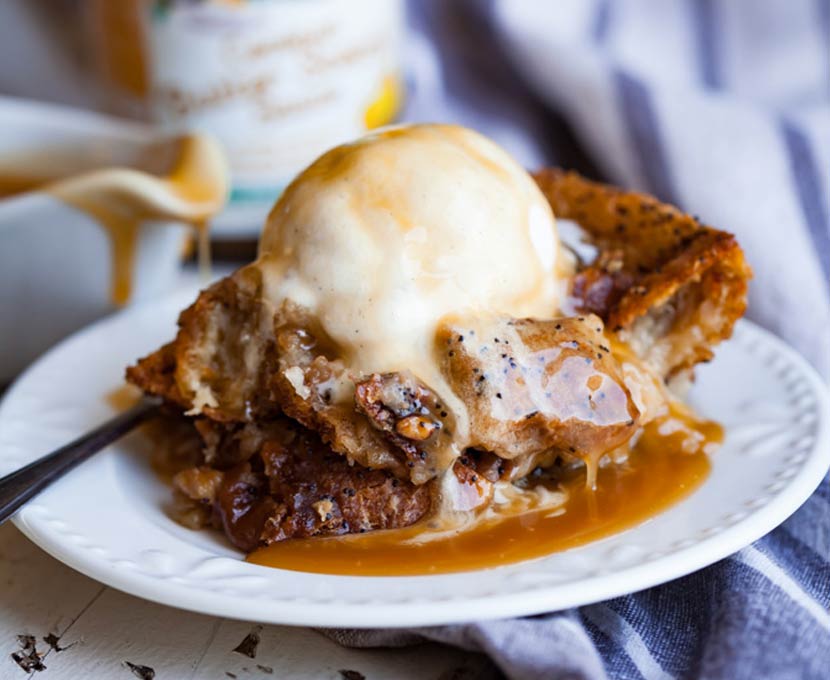 butterscotch bourbon bread pudding recipe