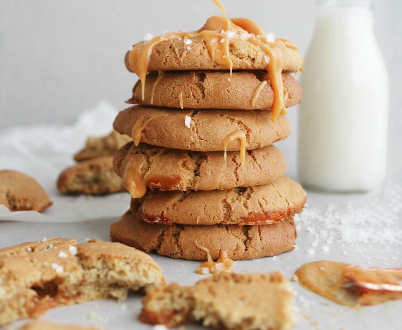 Caramel Stuffed Cookies recipe