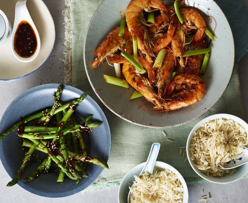 Garlic Butter Prawns with Lee Kum Kee Premium Light Soy Sauce