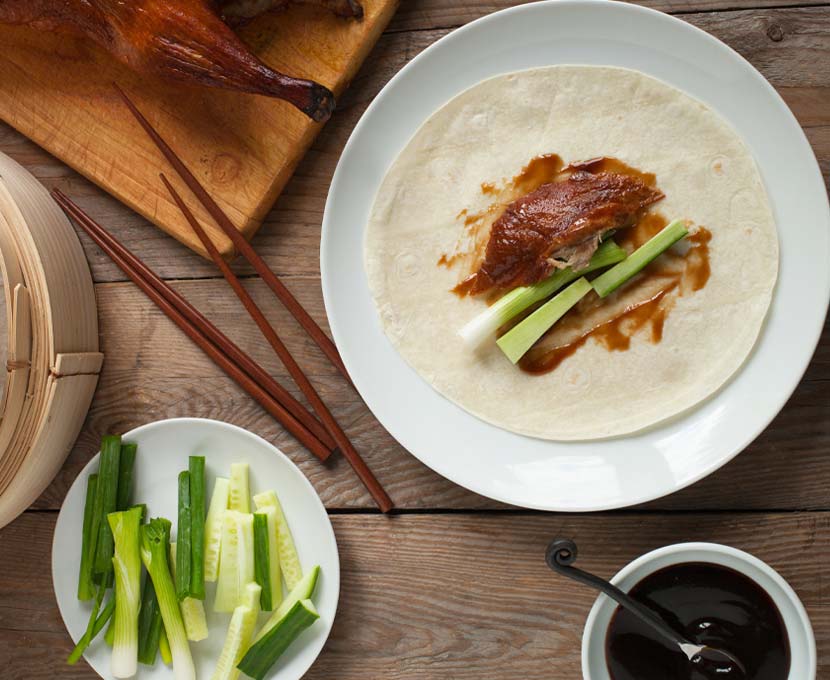 Peking Duck Tortilla