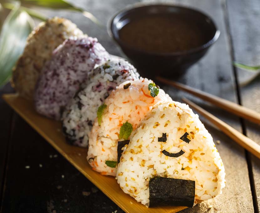 Onigiri, Japanese rice balls