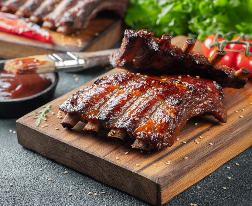 Ribs in Plum Sauce